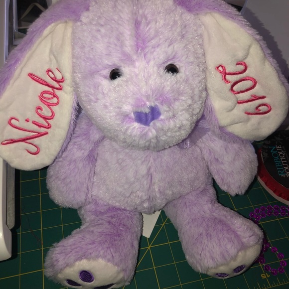 Embroidered Easter Bunny - Picture 7 of 8